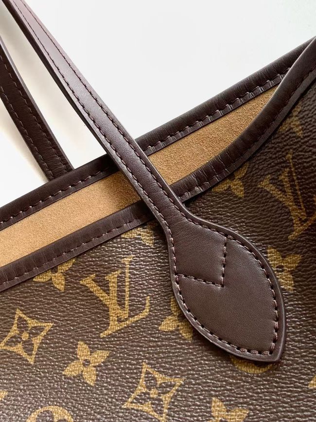 Louis Vuitton Reversible Neverfull Bandouliere Inside Out MM M12707 brown