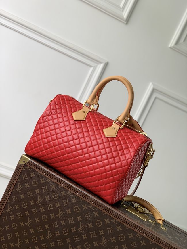 Louis Vuitton Speedy P9 Bandouliere M2A408 red