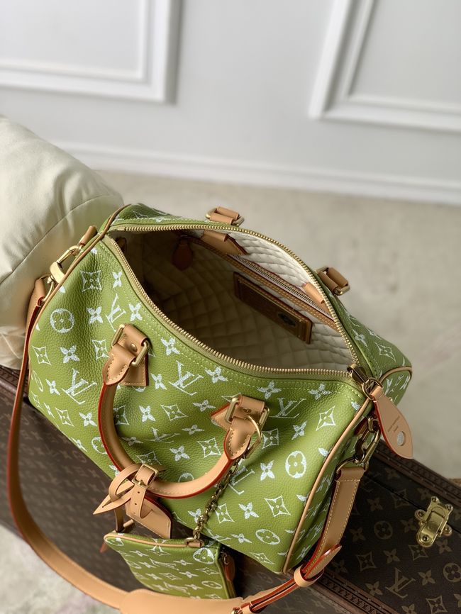 Louis Vuitton Speedy P9 Bandouliere M2A408 white&green