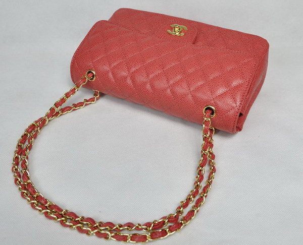 Chanel 2.55 Quilted Flap Bag 1112 Red with Gold Hardware