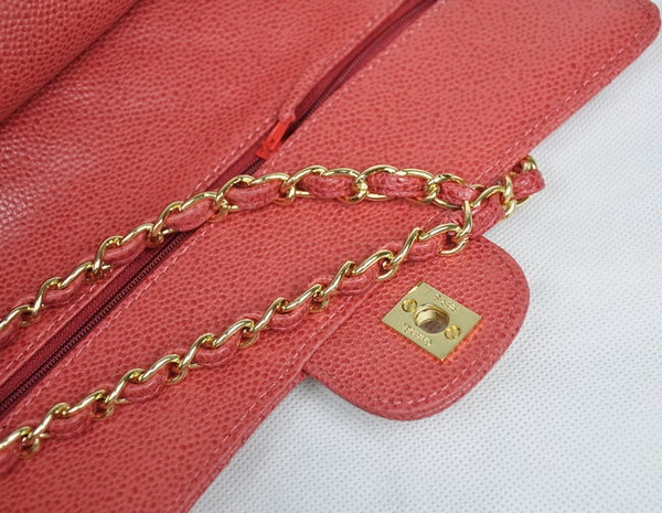 Chanel 2.55 Quilted Flap Bag 1112 Red with Gold Hardware