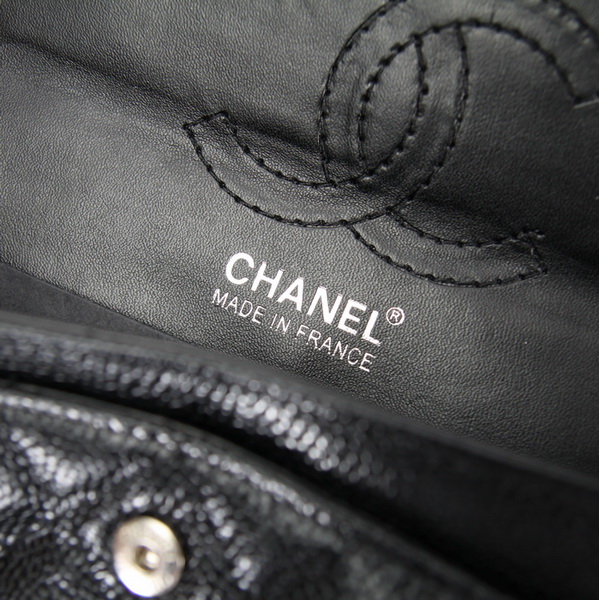 Chanel Classic Flap Bag Caviar Leather A1112 Black