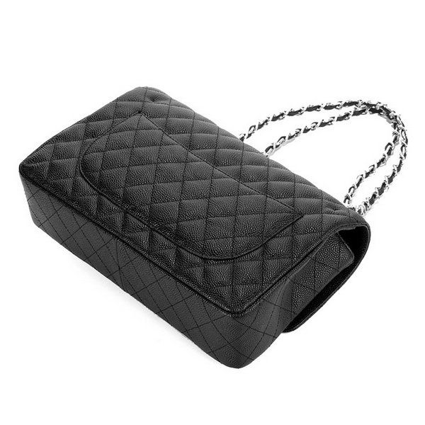 Chanel Jumbo Caviar Flap Bags A28600 Black