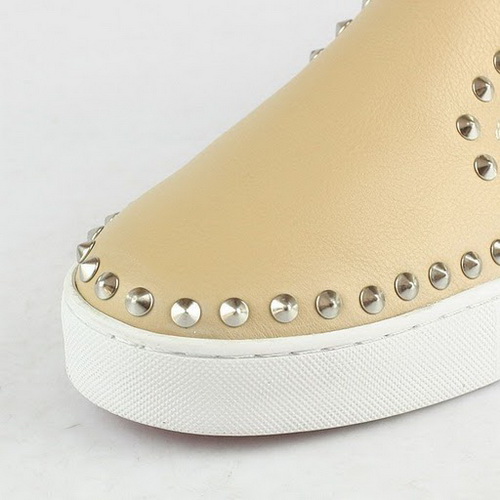 Christian Louboutin Beige Rollerboy Loafers Shoes