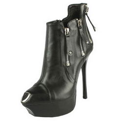 Gianmarco Lorenzi Ankle Boots Sheepskin Black