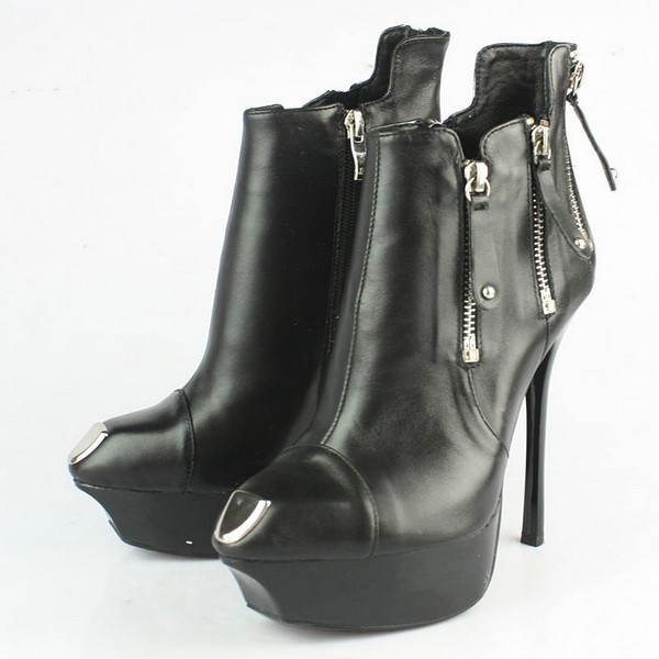 Gianmarco Lorenzi Ankle Boots Sheepskin Black