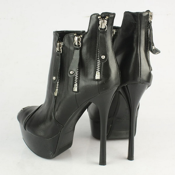 Gianmarco Lorenzi Ankle Boots Sheepskin Black