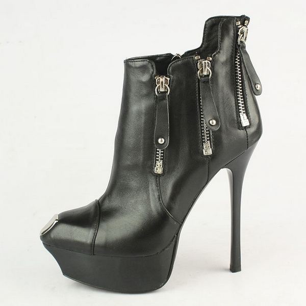 Gianmarco Lorenzi Ankle Boots Sheepskin Black