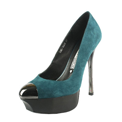 Giuseppe Lorenzi Suede Pumps Blue