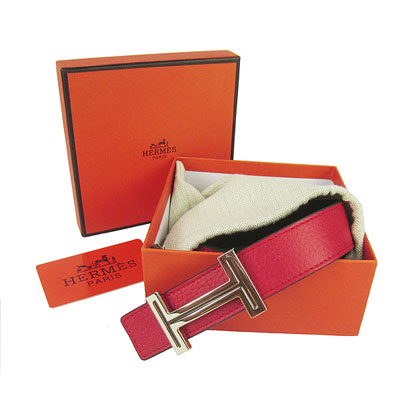 Hermes Belts Red And Black 451-36