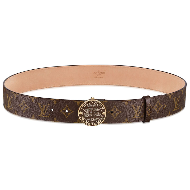 Louis Vuitton Trunks Bags Monogram Belt M6975S