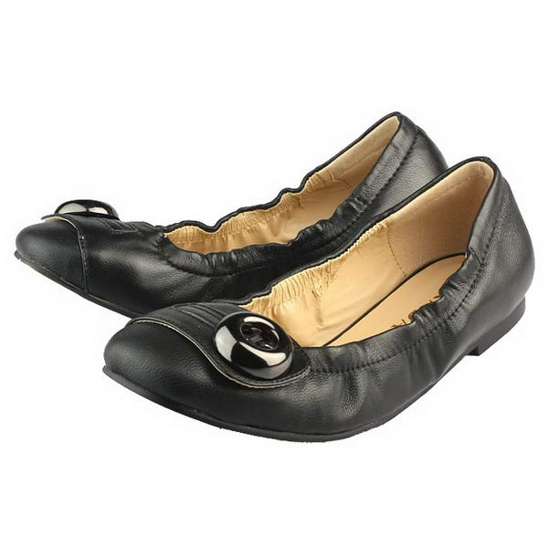 Prada Lambskin Leather Ballerina Flat PD063 Black