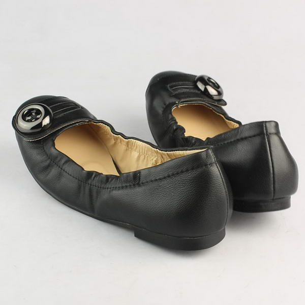 Prada Lambskin Leather Ballerina Flat PD063 Black