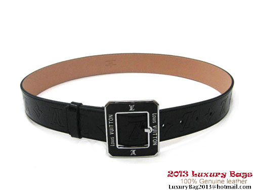 Louis Vuitton Octogone Monogram Vernis Belt M9832U Black