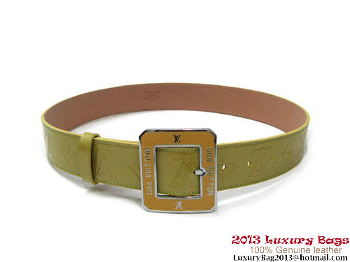 Louis Vuitton Octogone Monogram Vernis Belt M9832U Green