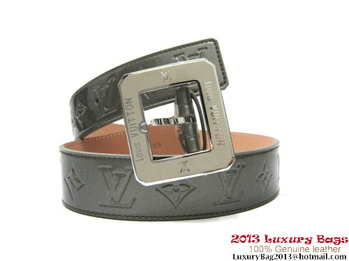 Louis Vuitton Octogone Monogram Vernis Belt M9832U Silver