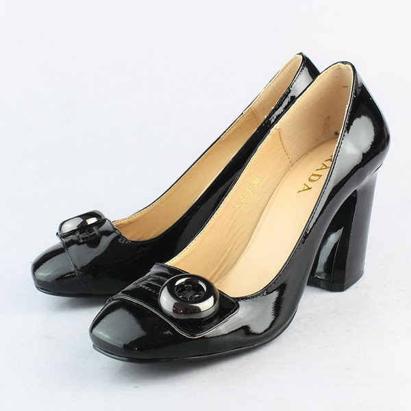 Prada Patent Leather Pump PD078 Black