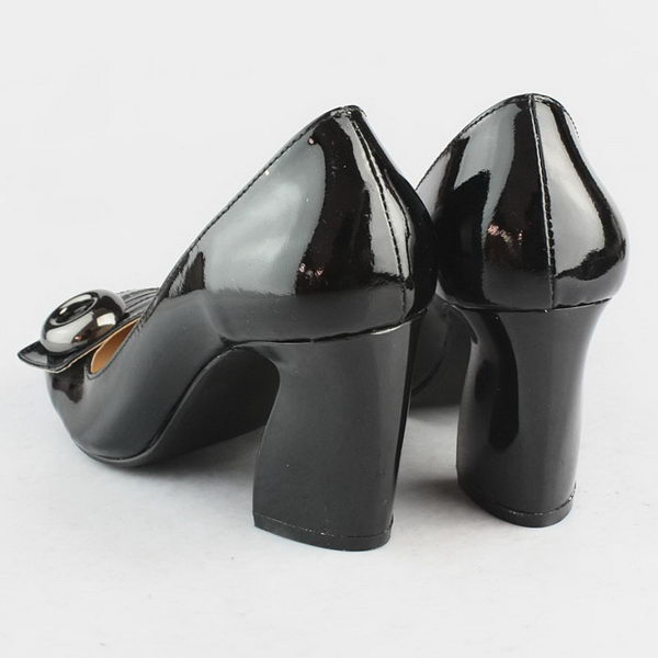 Prada Patent Leather Pump PD078 Black