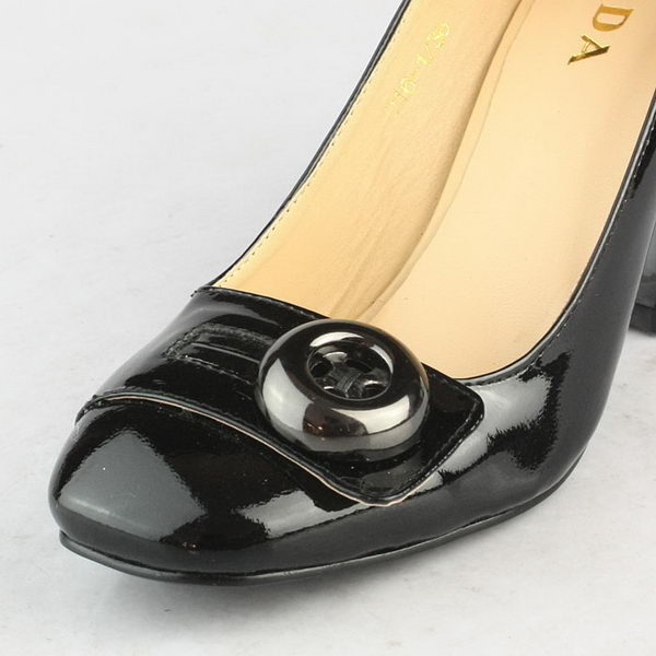 Prada Patent Leather Pump PD078 Black