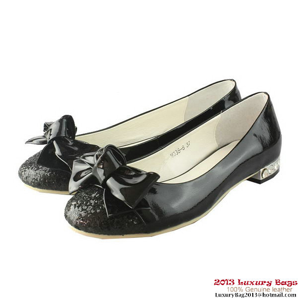 miu miu Flat M198 Black