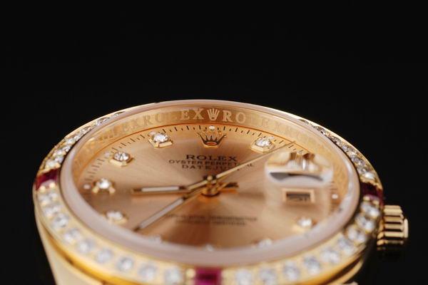 Rolex Datejust Diamond Cutwork Men Watch-RD2403