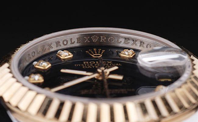 Rolex Datejust Golden&Black 25mm Women Watch-RD3832