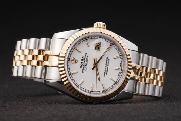 Rolex Datejust Golden&White Surface Men Watch-RD2366