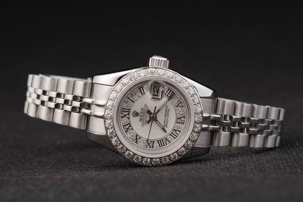 Rolex Datejust Mechanism Silver Diamond&White Surface-RD2434