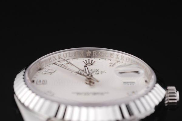 Rolex Datejust Silver Bezel&White Surface Watch-RD2392