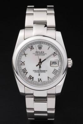 Rolex Datejust Swiss Mechanism Silver White Watch-RD2380