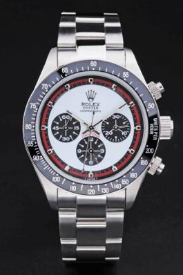 Rolex Daytona Mechanism Black Bezel White 39mm Watch-RD3858