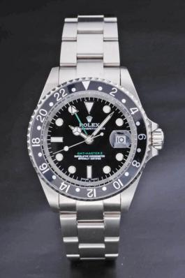 Rolex GMT-Master II Black Stainless Steel Men Watch-RM3904