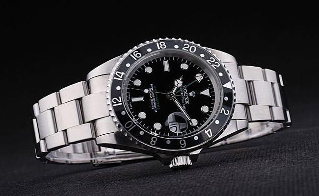 Rolex GMT-Master II Black Stainless Steel Men Watch-RM3904
