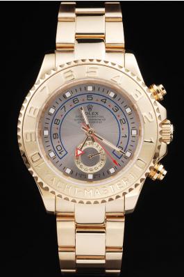 Rolex Yacht-Master II Golden Bezel&White Surface Men Watch-RY333