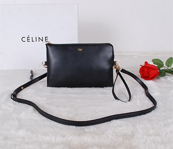 Celine in pelle Pochette nero