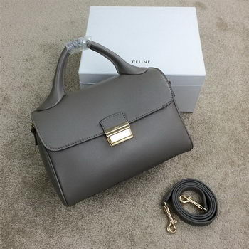 Celine Piccolo Top Handle Bag in pelle originale C20135S Grigio