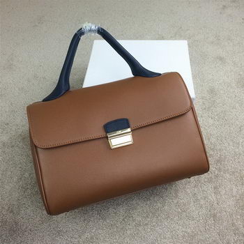 Celine Top Handle Bag in pelle originale C20135L grano