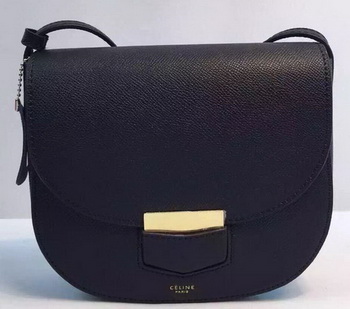 Pelle Celine Trotteur Borsa in pelle di vitello nero CTA8002