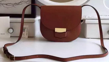 Celine Trotteur Borsa in pelle liscia CTA4298 Brown