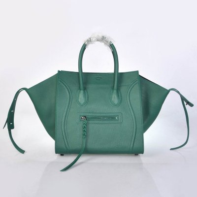 Celine Dark Green Boston bovina Borse