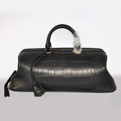 Celine Dottore cornice Bag Nero Croc