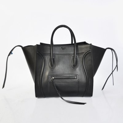 Celine Boston Nero bovina Borse