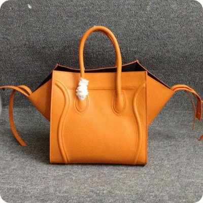 Celine Boston Piazza Orange vitello Borse