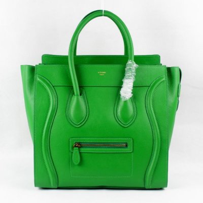 Celine Boston Verde Sorriso Pelle Borse