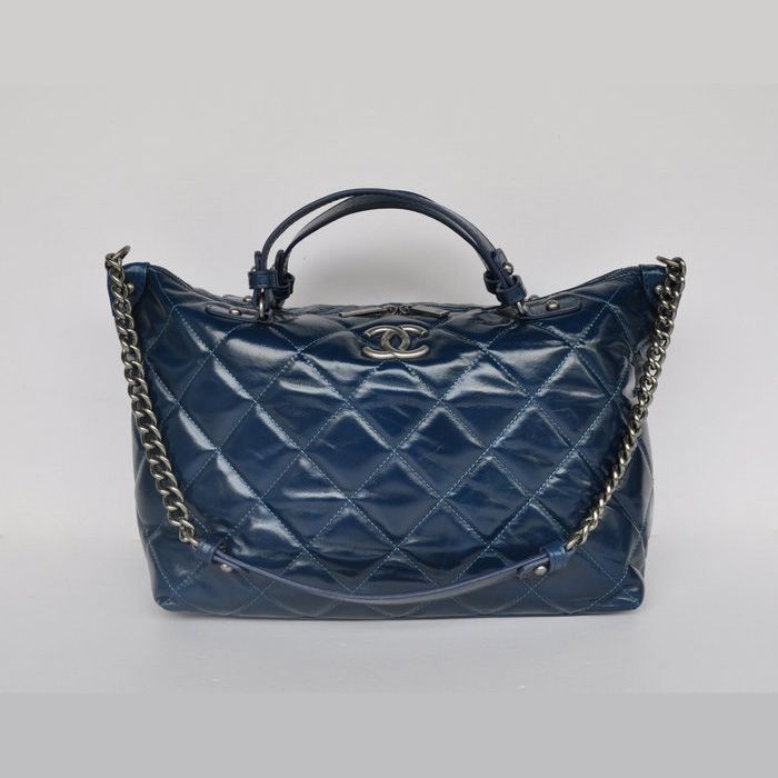 Chanel Clafskin Borsa in pelle 68.011 Royal blue