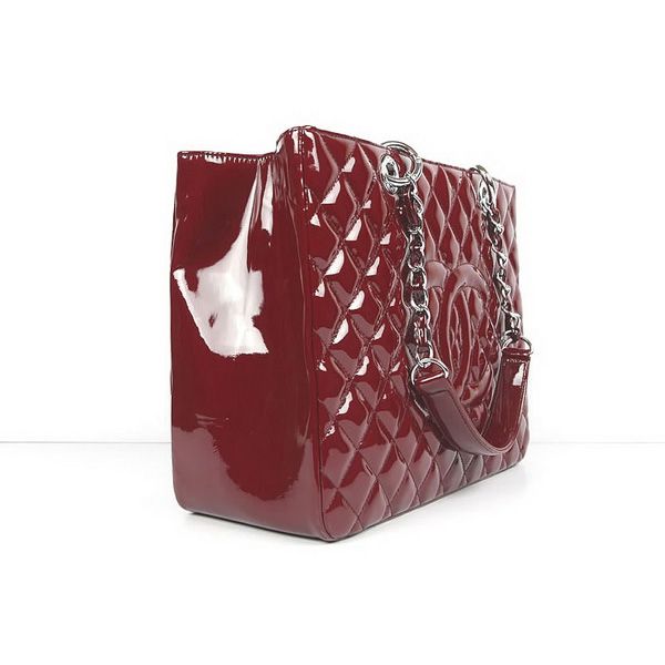 Chanel Borse Maroon Pelle con hardware Argento 50995