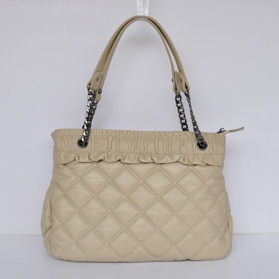 Chanel Shoulder Borse A61715 Albicocca