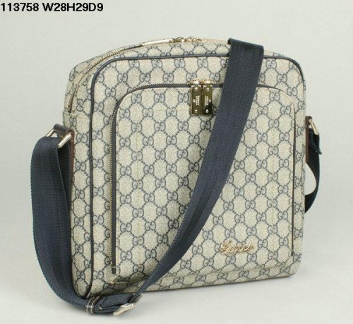 Gucci 113.758 Blu Borse Messenge impermeabili