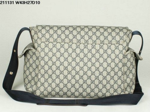 Gucci 211131 FP48N 4075 Messenger Diaper Bag Blu