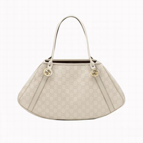 Gucci Outlet GG Twins Medium Shoulder Bag 232963 Bianco Sporco